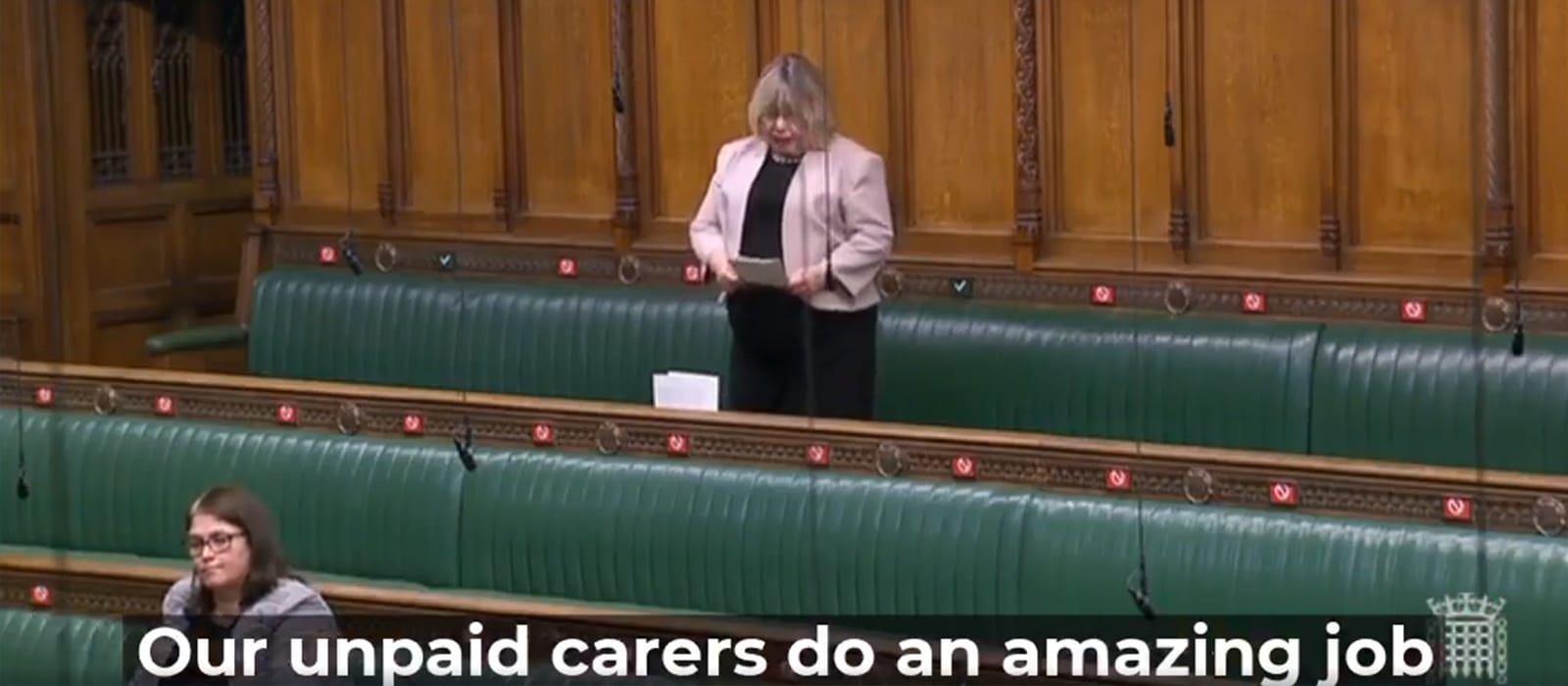 ‘Our Unpaid Carers do an Amazing Job... ‘ Support in parliament from Liz Twist MP