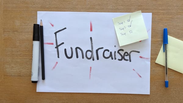 Set up a fundraising page